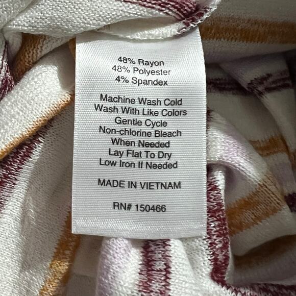 Market & Spruce (S) Striped Hooded Pullover Long Sleeve Sweatshirt - Stitch Fix - Picture 9 of 12